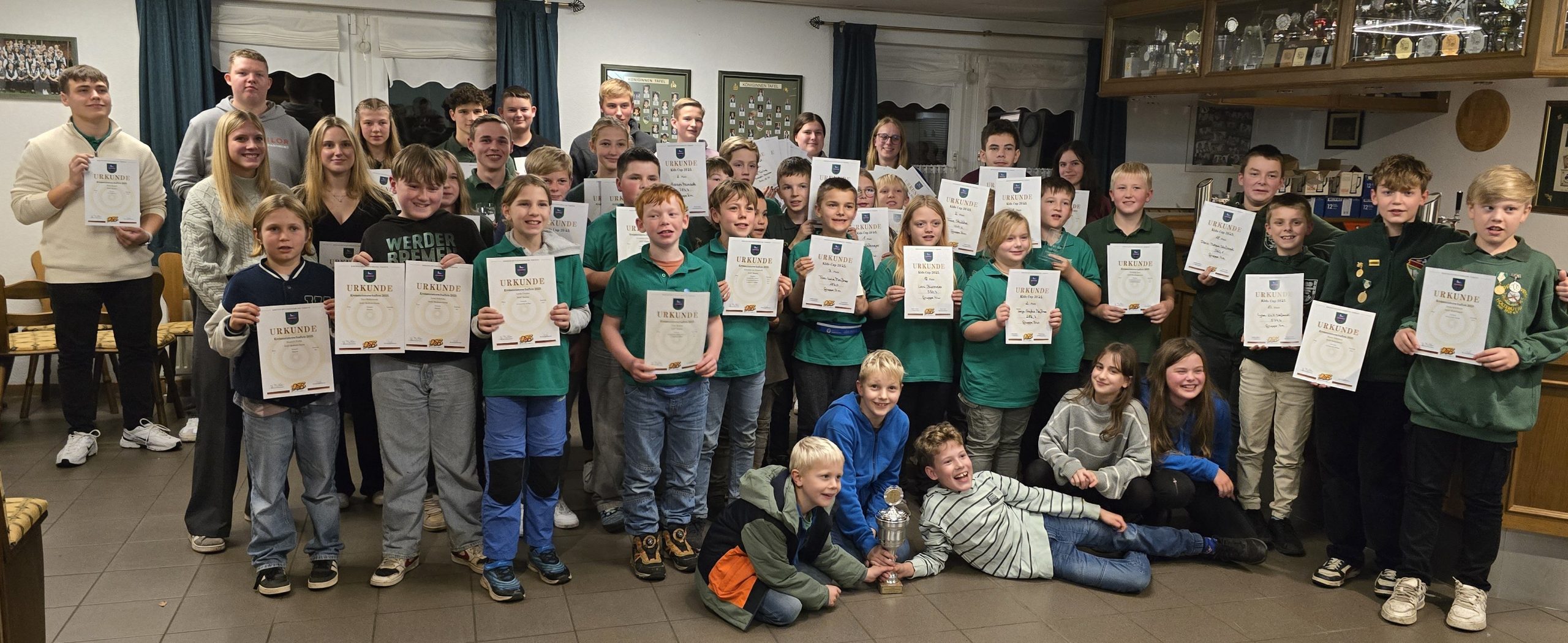 Alle Geehrten bei der Jugendkreissiegerehrung